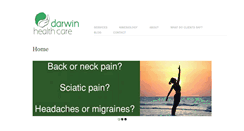 Desktop Screenshot of darwinhealthcare.com.au