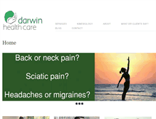 Tablet Screenshot of darwinhealthcare.com.au